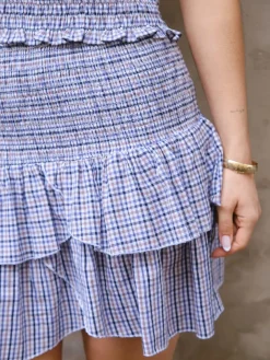 Neo Noir Carin Double Check Skirt 165124< Sæt 🛍️|Nederdele