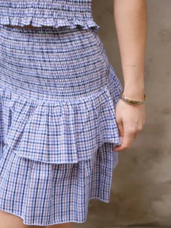 Neo Noir Carin Double Check Skirt 165124< Sæt 🛍️|Nederdele