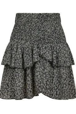 Neo Noir Carin Flower Check Skirt 164692< Nederdele