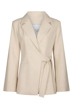 Neo Noir Carmia Melange Tie Blazer 168227< Blazere