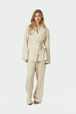 Neo Noir Carmia Melange Tie Blazer 168227< Blazere