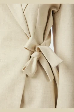 Neo Noir Carmia Melange Tie Blazer 168227< Blazere