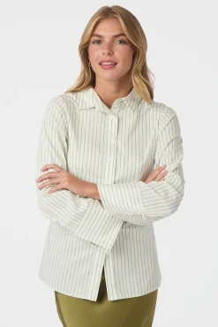 Neo Noir Caroli Stripe Shirt 166107< Bluser & Skjorter|Ammevenligt Tøj