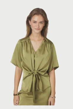 Neo Noir Casadia Heavy Sateen Blouse 165695< Sæt 🛍️|Bluser & Skjorter