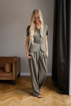 Celina Structure Pants 167306*Molly&My x Julie Elgaard Clearance