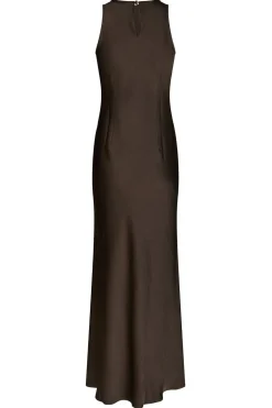 Celinie Heavy Sateen Dress 165621*Neo Noir