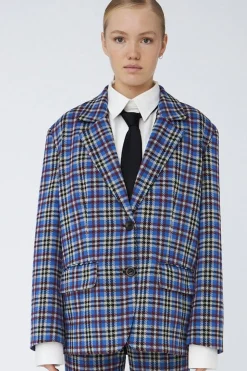 Checked Blazerck53-7193*Stella Nova Sale