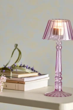 Bloomingville Cisco Fyrfadsstage, Rosa, Glas 82061722< Dekoration Til Hjemmet