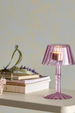 Bloomingville Cisco Fyrfadsstage, Rosa, Glas 82061723< Dekoration Til Hjemmet