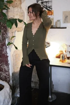 Neo Noir Clara Stitch Knit Blouse 164484< Bluser & Skjorter|Ammevenligt Tøj