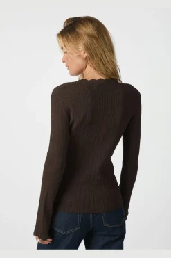 Neo Noir Clara Stitch Knit Blouse 164484< Bluser & Skjorter|Ammevenligt Tøj