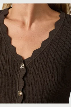 Neo Noir Clara Stitch Knit Blouse 164484< Bluser & Skjorter|Ammevenligt Tøj