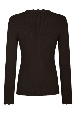 Neo Noir Clara Stitch Knit Blouse 164484< Bluser & Skjorter|Ammevenligt Tøj