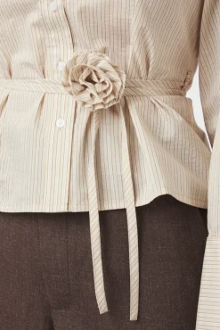 Neo Noir Clarida Rose Stripe Shirt 166504< Bluser & Skjorter|Ammevenligt Tøj