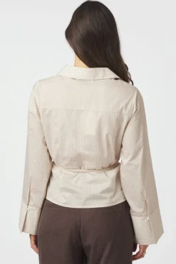 Neo Noir Clarida Rose Stripe Shirt 166504< Bluser & Skjorter|Ammevenligt Tøj