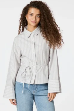 Neo Noir Clarida Stripe Shirt 164934< Bluser & Skjorter|Ammevenligt Tøj