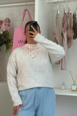 A-bee Clarisse Striktrøjer< Strik|Bluser & Skjorter