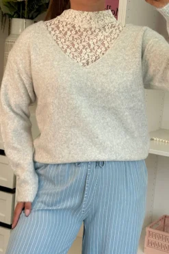 A-bee Clarisse Striktrøjer< Strik|Bluser & Skjorter