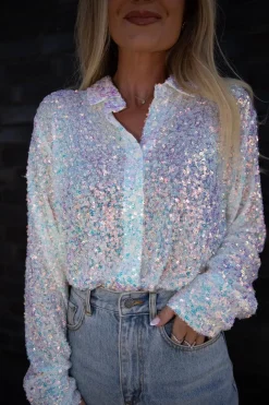 Classy Sequins Shirt*Valentin Studio Sale
