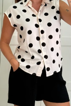 Cleo Polka Dot Blouse*A-bee Online