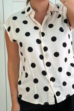 Cleo Polka Dot Blouse*A-bee Online