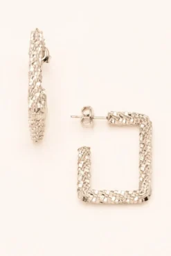 Mellow Moon Cole Square Hoop Øreringe BM0504E0580< Øreringe