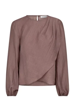 Co´Couture Connycc Drape Blouse 45004< Bluser & Skjorter