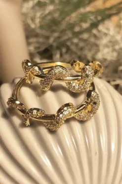 Friihof+Siig Cool Snake Øreringe (1 par)< Øreringe