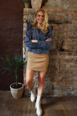 Liberte Corduroy Mini Skirt 22304< Nederdele