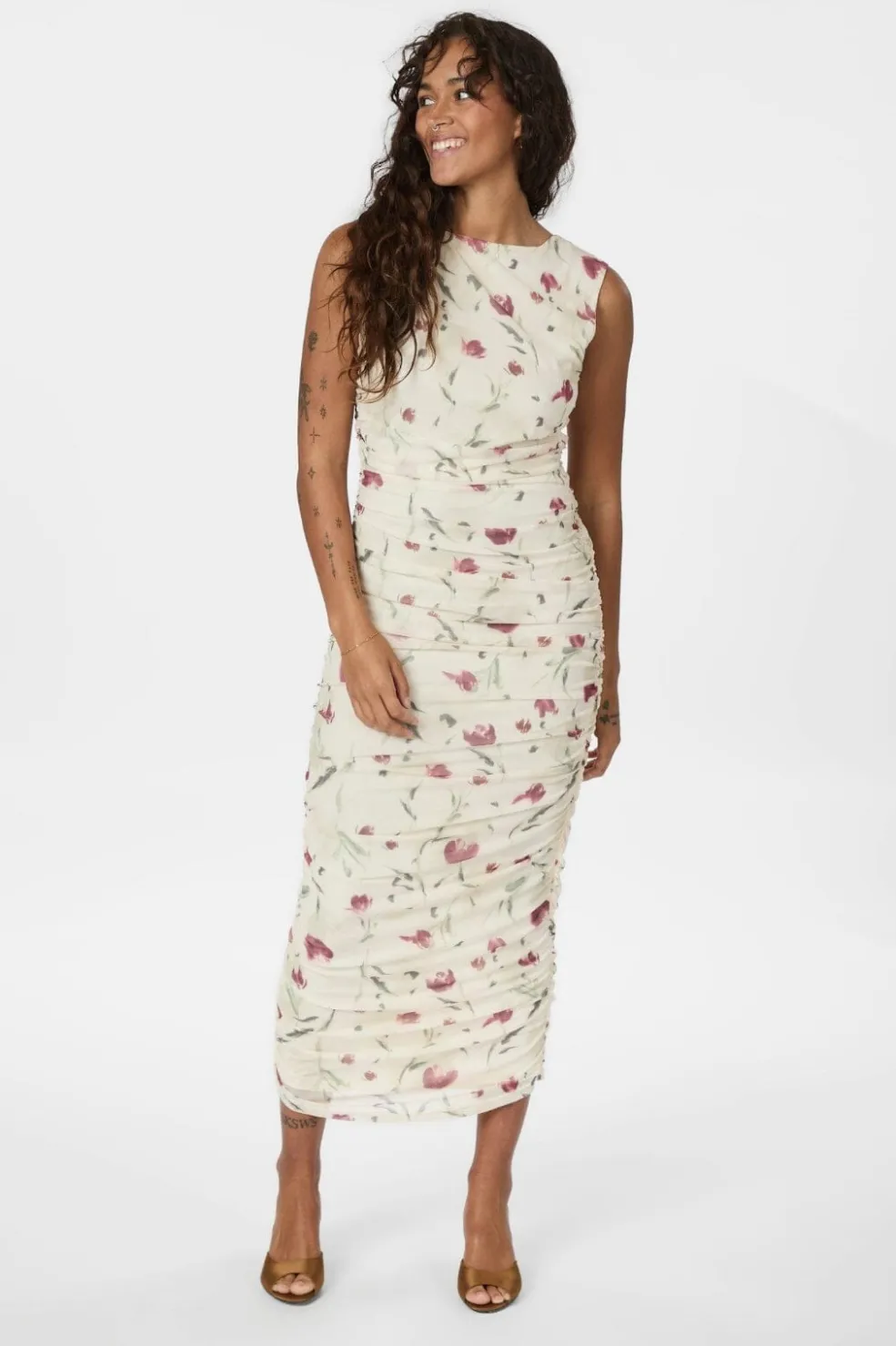 Neo Noir Corilina Artist Mesh Dress 165661< Kjoler