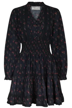 Neo Noir Cornell Fine Print Dress 166552< Kjoler