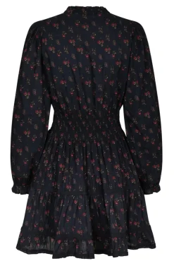 Neo Noir Cornell Fine Print Dress 166552< Kjoler