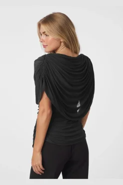 Neo Noir Cottuna Drapy Mesh Top 167205< T-Shirts & Toppe