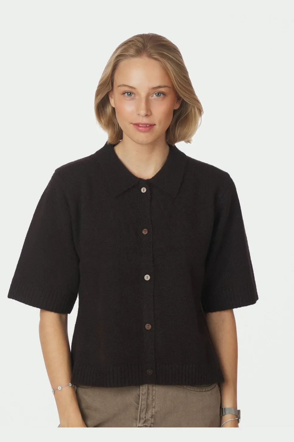 Neo Noir Cunna Knit Blouse 166251< Bluser & Skjorter|Ammevenligt Tøj