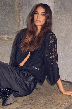 Curvey Lace Hem Bolero HL10221*Haute L'Amitié Hot