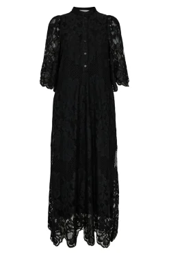 Curvey Lace Hem Placket Dress HL10406*Haute L'Amitié Hot