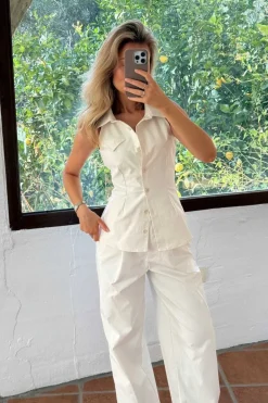 BYIC Daisyic Top A23819< Sæt 🛍️|T-Shirts & Toppe