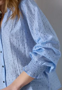 Co´Couture Dallycc Dot V-Shirt 45007< Bluser & Skjorter|Ammevenligt Tøj