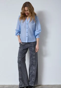 Co´Couture Dallycc Dot V-Shirt 45007< Bluser & Skjorter|Ammevenligt Tøj