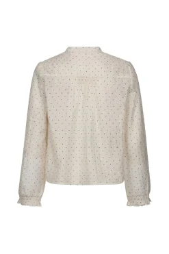 Co´Couture Dallycc Dot V-Shirt 45007< Bluser & Skjorter|Ammevenligt Tøj