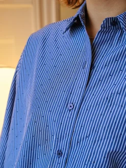 Dalma B Stripe Stone Shirt 164520*Neo Noir Outlet