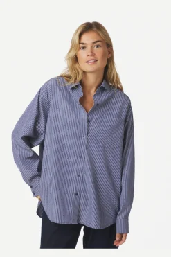 Dalma B Stripe Stone Shirt 164520*Neo Noir Outlet