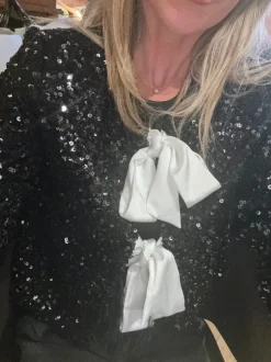 Valentin Studio Darling Bow jacket (sequins)< Overtøj & Jakker