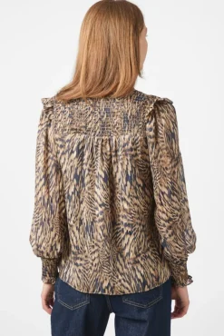 Davina Pattern Blouse 166259*Neo Noir Discount