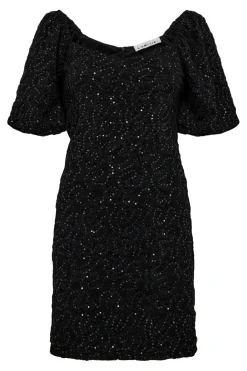 Haute L'Amitié Dazzy Crease Sequin Dress HL10400< Kjoler