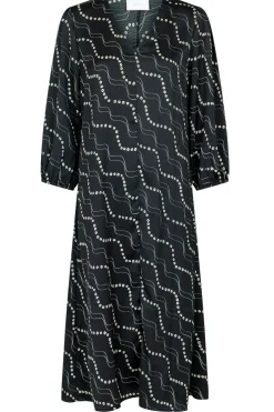 Delfina Flower Stripe Dress*Neo Noir New