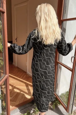 Delfina Flower Stripe Dress*Neo Noir New