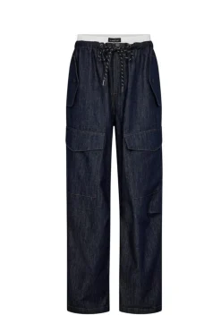 Denim Cargo Pull On Tall Trouser HL10356*Haute L'Amitié Online