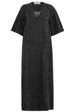 Denim Hem Dress Black HL10357*Haute L'Amitié Hot