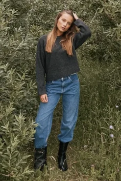 Neo Noir Detri Solid Knit Blouse< Bluser & Skjorter